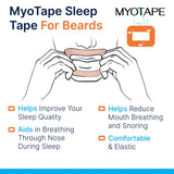 MyoTape Mouth Tape For Beards (90 Strips)