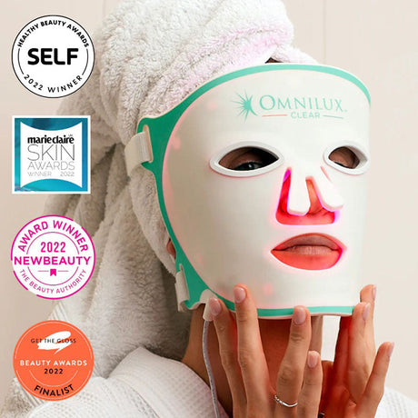 Omnilux Clear LED Face Mask - Whiter Smile