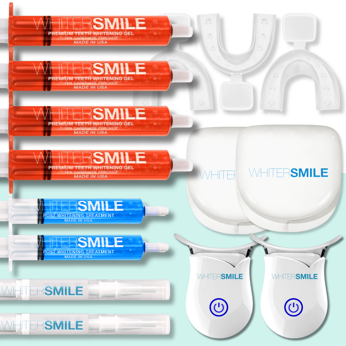 Whiter Smile Duo Express LED Whitening Kit (Made In USA)