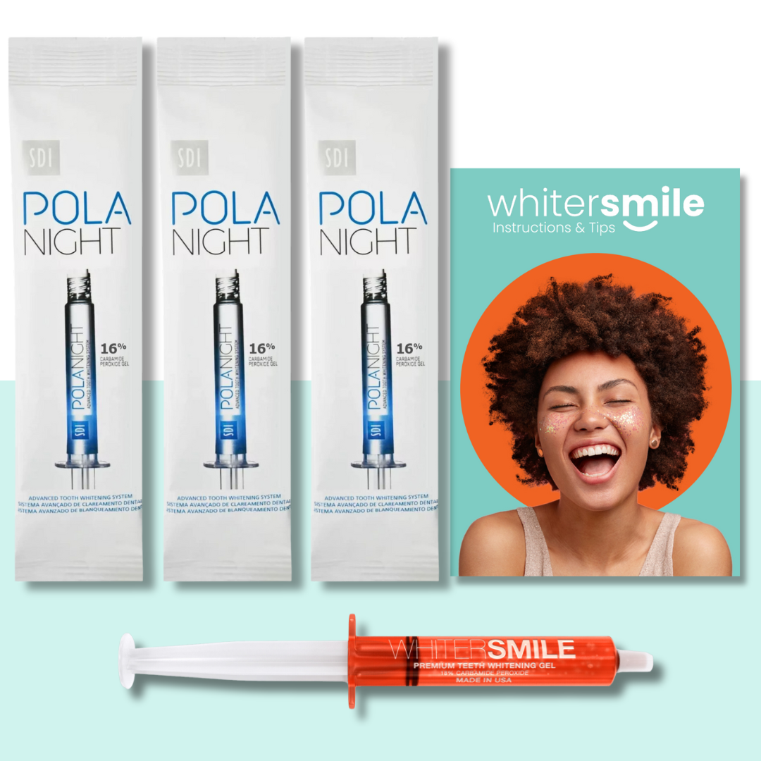 SDI PolaNight Whitening Gel 16% CP 3 x 3g Syringes