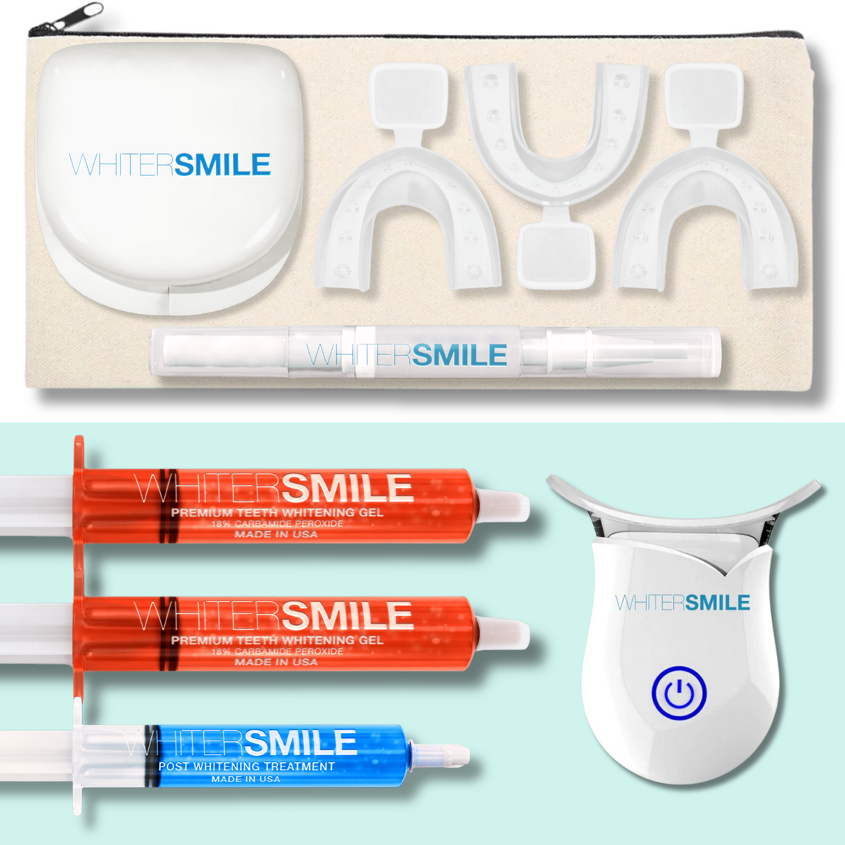 Whiter Smile Express 6 LED Whitening Kit (Made In USA)